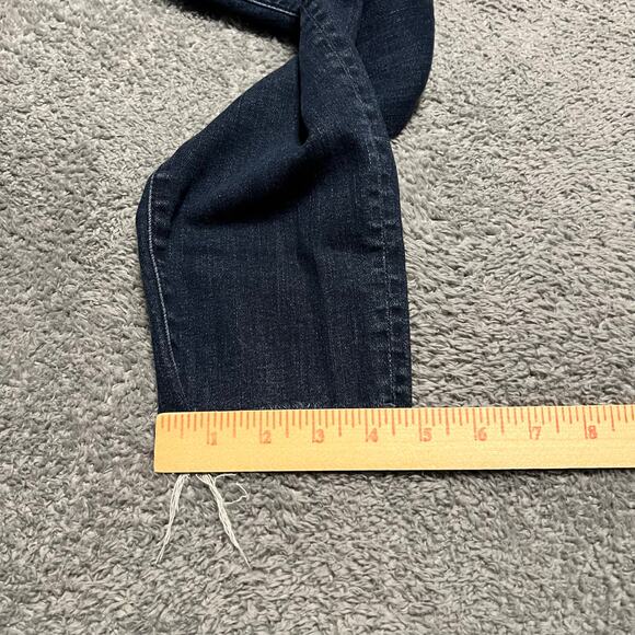 Mother Jeans Womens 24 High Waisted Looker Ankle Fray Denim Close to the Edge - Picture 9 of 13